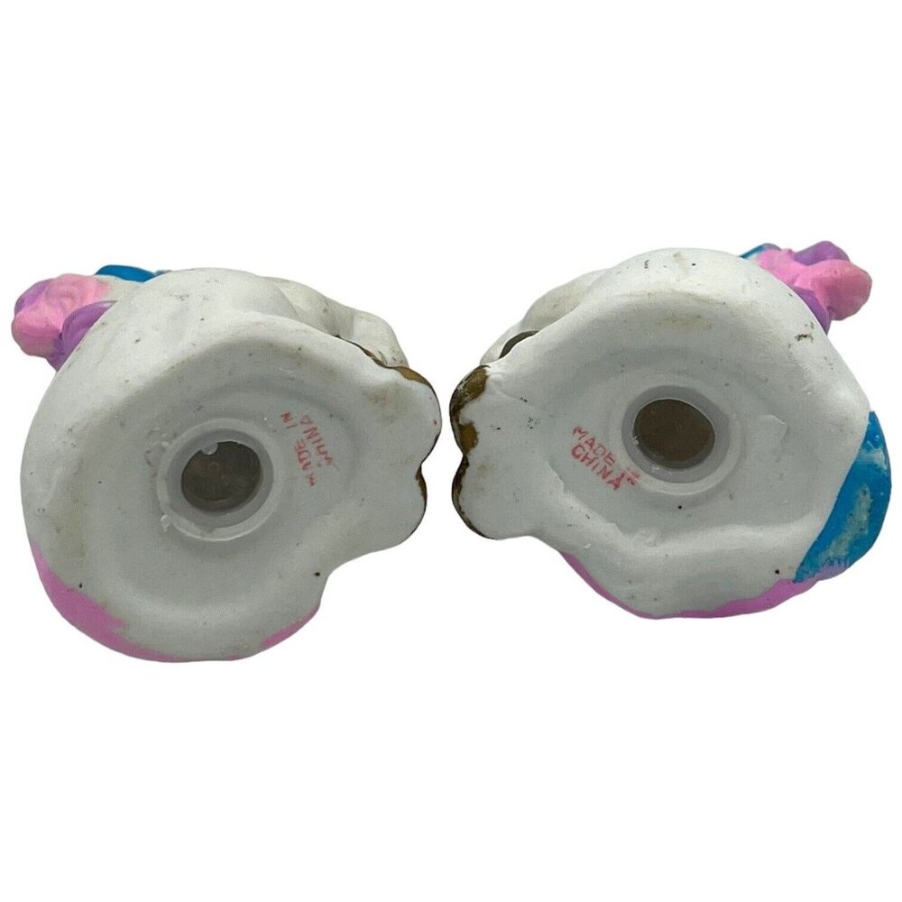 Porcelain Ceramic Pastel Unicorn Salt and Pepper Shaker Set Fantasy Collectible - Picture 5 of 9